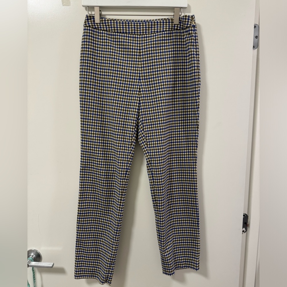 Lands End Straight Leg plaid Pant